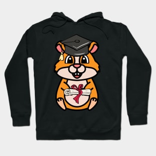 Cute hamster is a graduate Hoodie